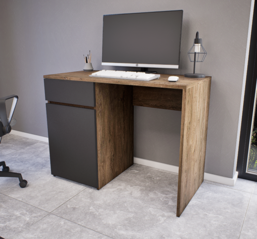 Modulo íróasztal (Bolzánó-Antracit) modern