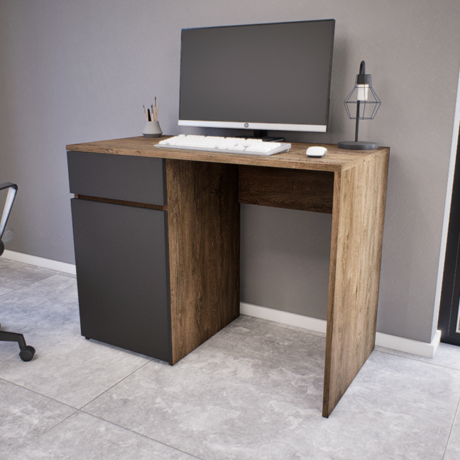 Modulo íróasztal (Bolzánó-Antracit) modern