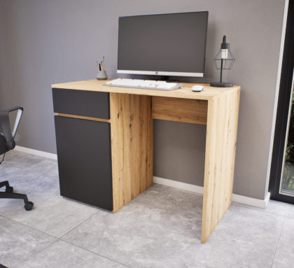 Modulo íróasztal (Artisan-Antracit) modern