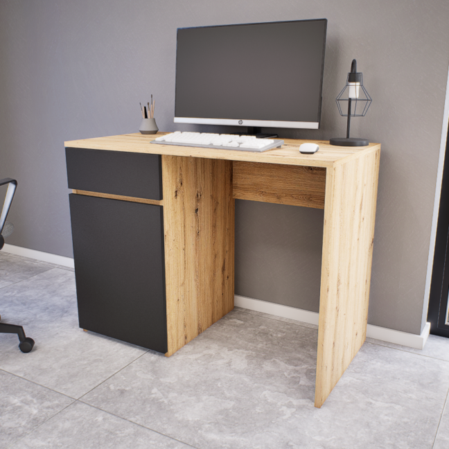 Modulo íróasztal (Artisan-Antracit) modern