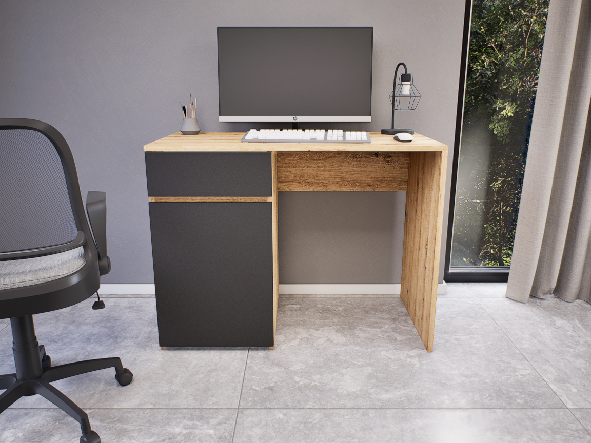 Modulo íróasztal (Artisan-Antracit) modern