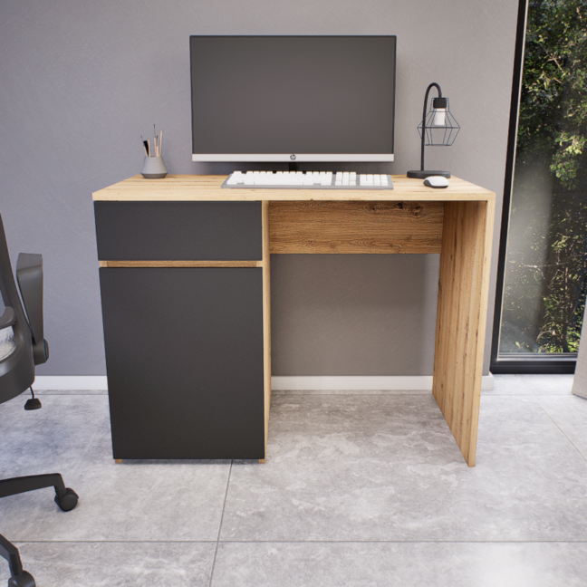 Modulo íróasztal (Artisan-Antracit) modern