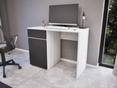 Modulo íróasztal (Hófehér kőris-Antracit) modern