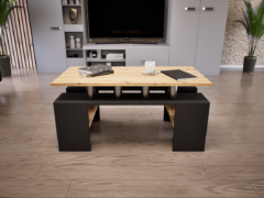 Cubara Dohányzóasztal (Antracit-Artisan) modern