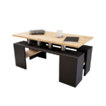 Cubara Dohányzóasztal (Antracit-Artisan) modern