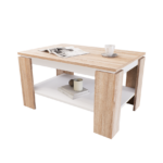 Cortena Dohányzóasztal (Sonoma-Fehér) modern