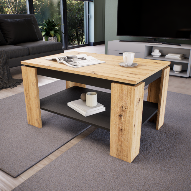 Cortena Dohányzóasztal (Artisan-Antracit) modern