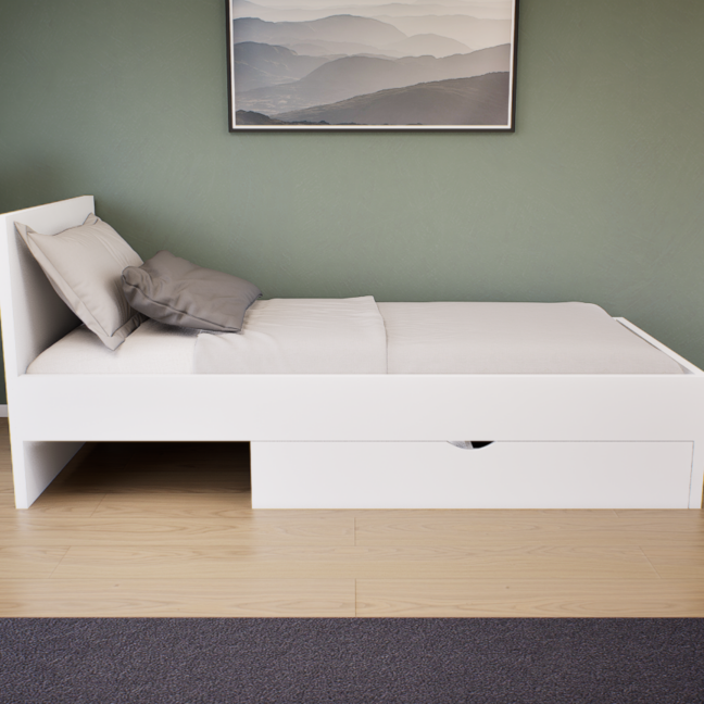 Sorello Ágykeret 90 cm (Fehér) modern