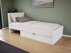 Sorello Ágykeret 90 cm (Hófehér kőris) modern
