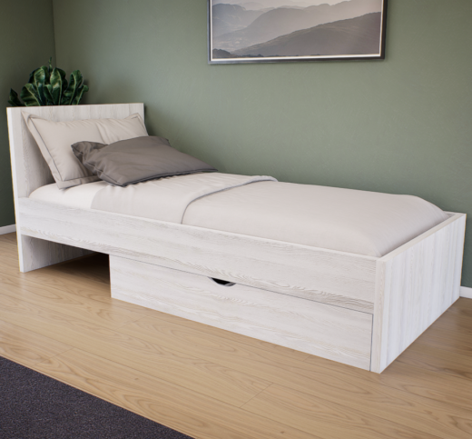 Sorello Ágykeret 90 cm (Hófehér kőris) modern