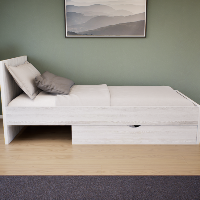 Sorello Ágykeret 90 cm (Hófehér kőris) modern