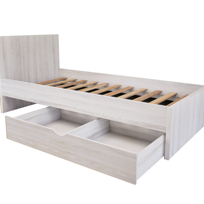 Sorello Ágykeret 90 cm (Hófehér kőris) modern