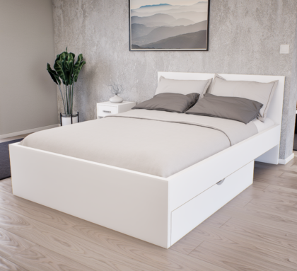 Sorello Ágykeret 140 cm (Fehér) modern