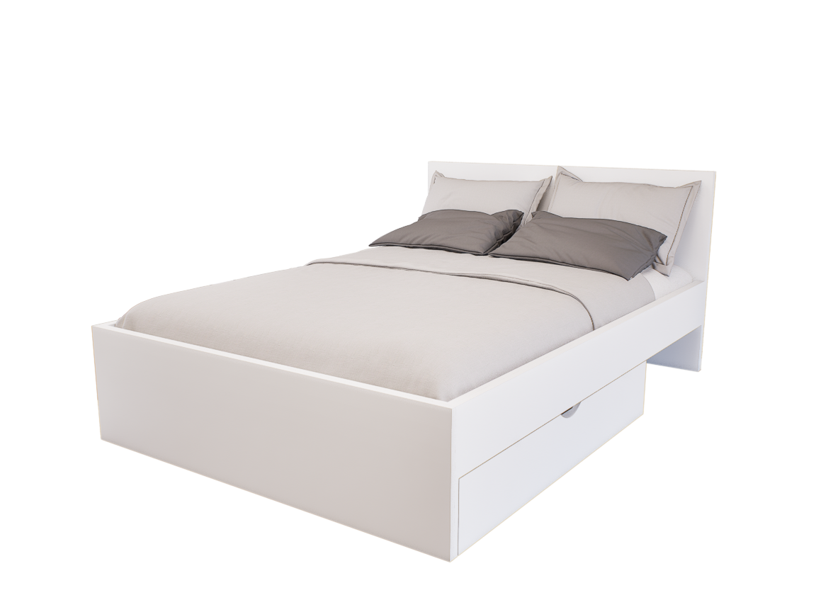 Sorello Ágykeret 140 cm (Fehér) modern