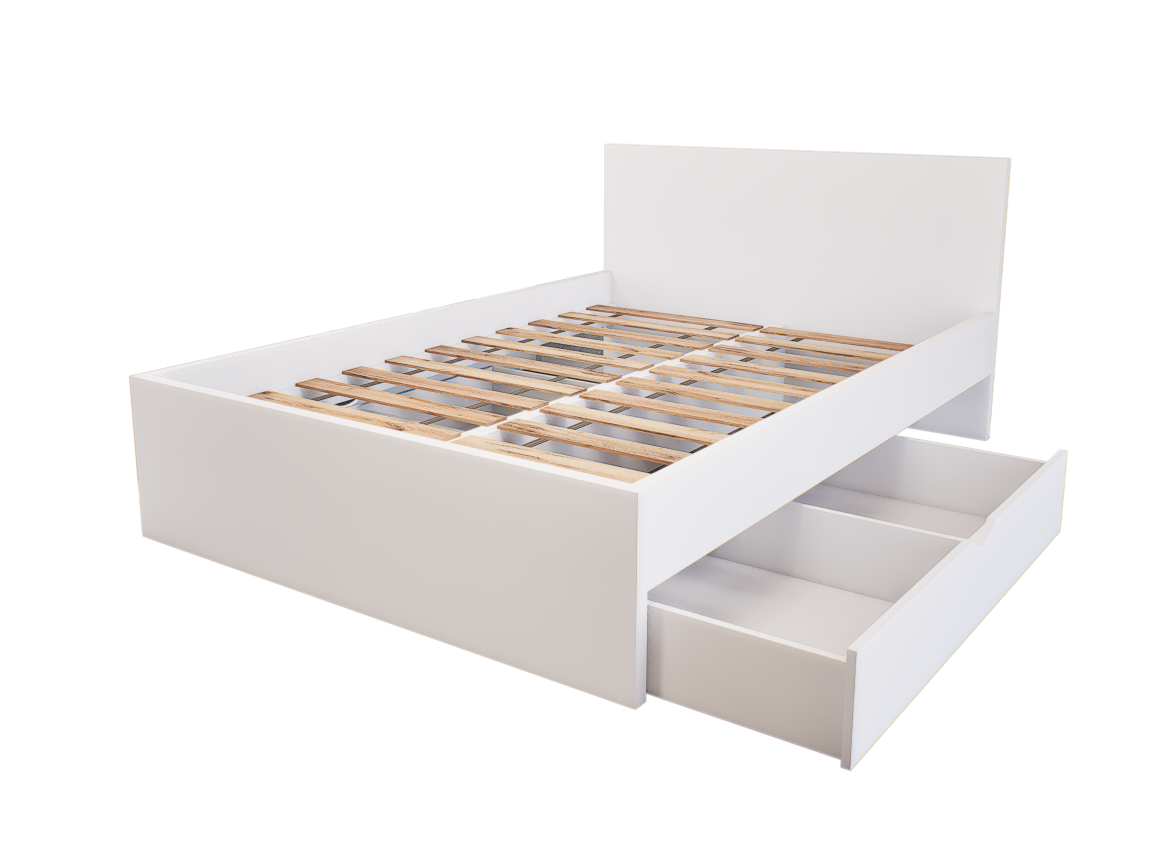 Sorello Ágykeret 140 cm (Fehér) modern