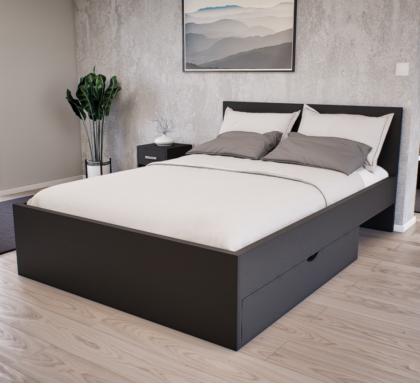 Sorello Ágykeret 140 cm (Antracit) modern