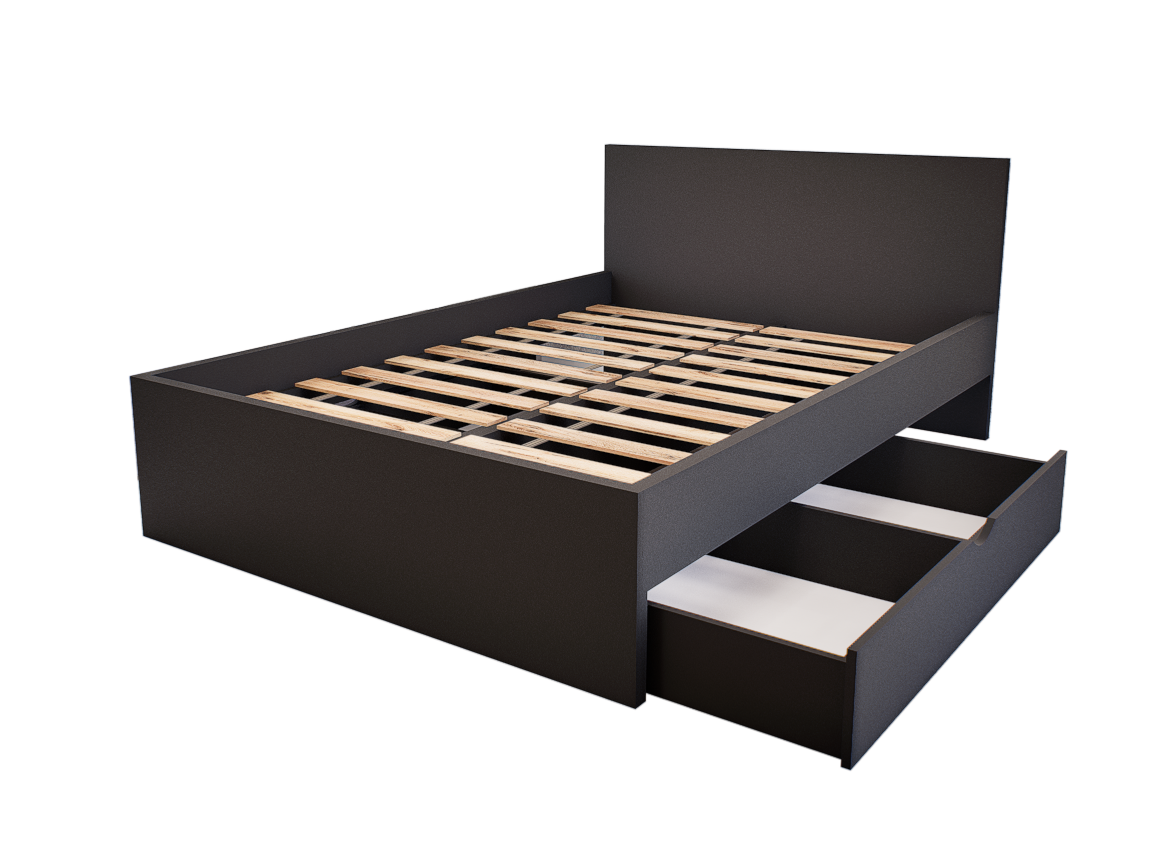 Sorello Ágykeret 140 cm (Antracit) modern