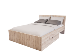 Sorello Ágykeret 140 cm (Fehér tölgy) modern