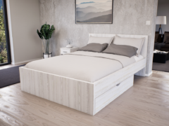 Sorello Ágykeret 140 cm (Hófehér kőris) modern