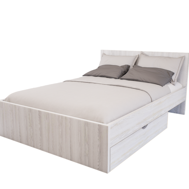 Sorello Ágykeret 140 cm (Hófehér kőris) modern