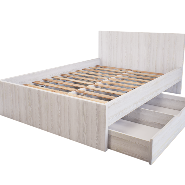 Sorello Ágykeret 140 cm (Hófehér kőris) modern