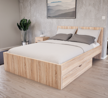 Sorello Ágykeret 140 cm (Sonoma) modern
