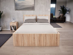 Sorello Ágykeret 140 cm (Sonoma) modern