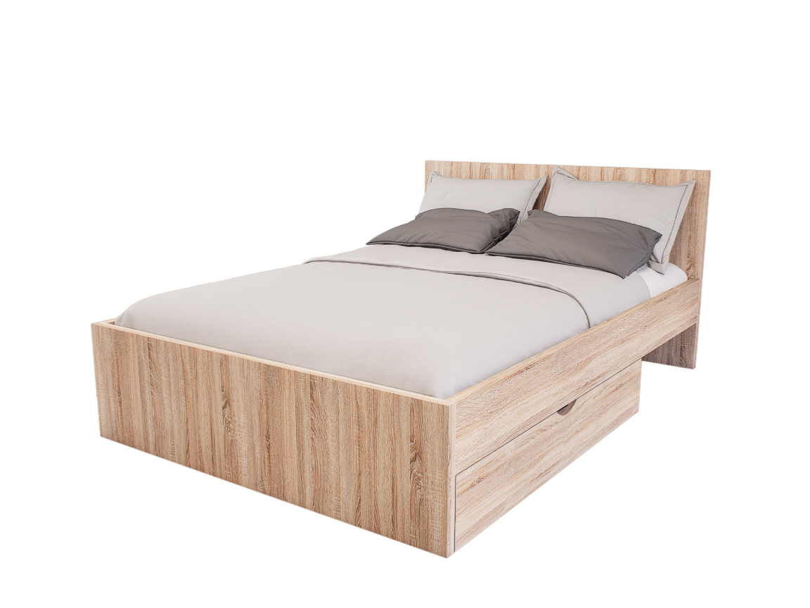 Sorello Ágykeret 140 cm (Sonoma) modern