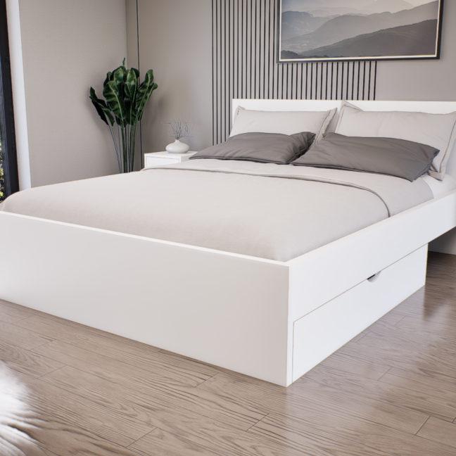 Sorello Ágykeret 160 cm (Fehér) modern