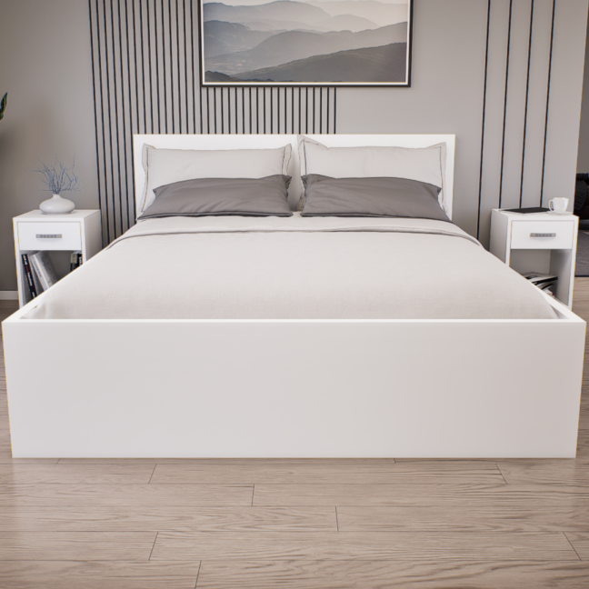 Sorello Ágykeret 160 cm (Fehér) modern