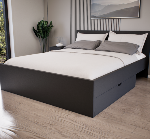 Sorello Ágykeret 160 cm (Antracit) modern