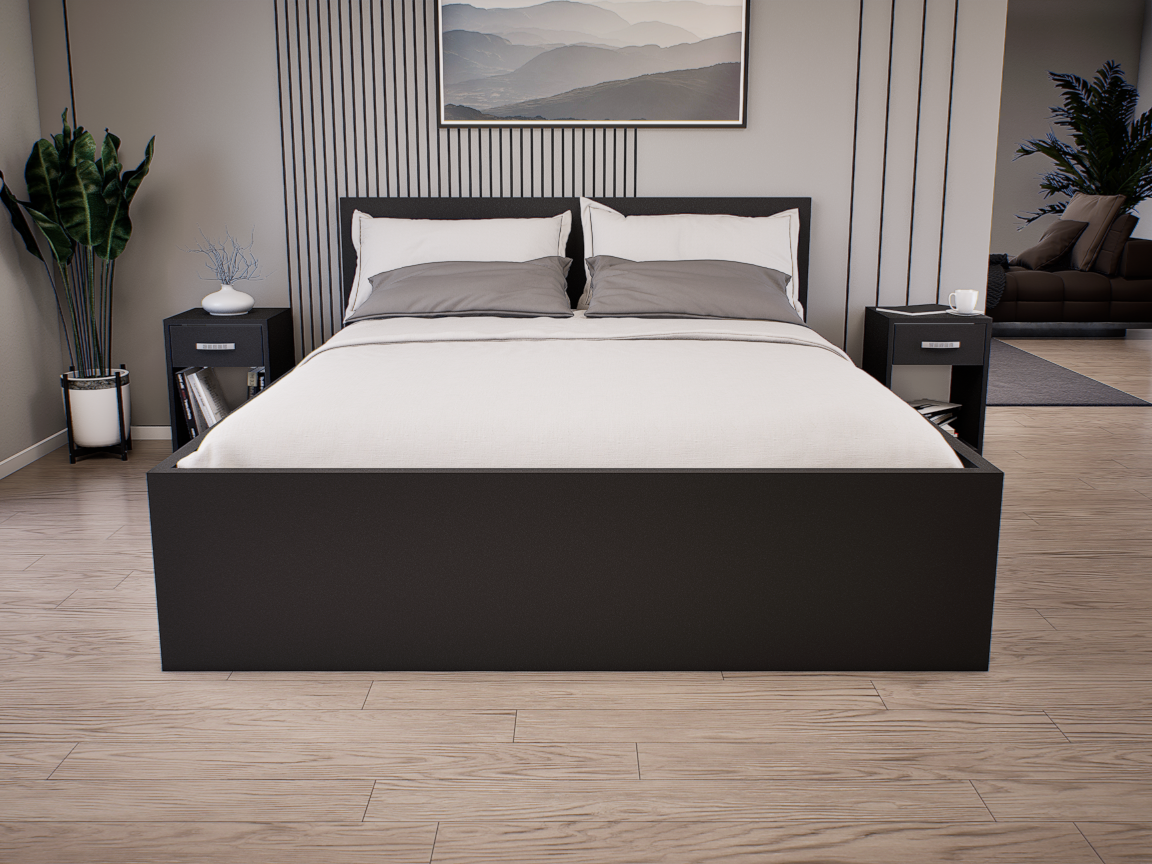 Sorello Ágykeret 160 cm (Antracit) modern