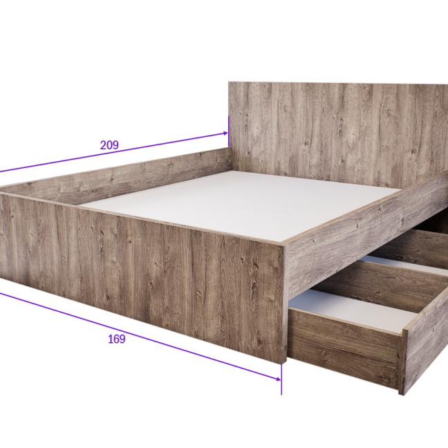 Sorello Ágykeret 160 cm (Gotland) modern