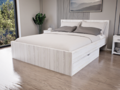 Sorello Ágykeret 160 cm (Hófehér kőris) modern