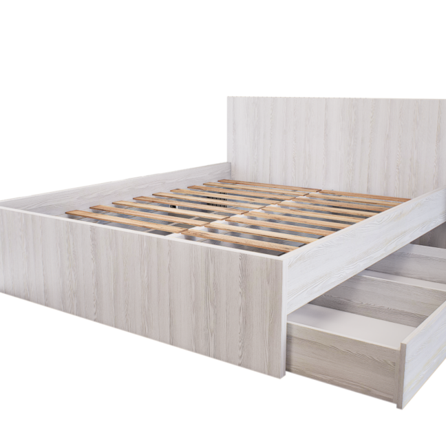Sorello Ágykeret 160 cm (Hófehér kőris) modern