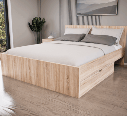 Sorello Ágykeret 160 cm (Sonoma) modern