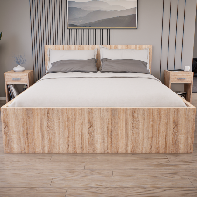 Sorello Ágykeret 160 cm (Sonoma) modern