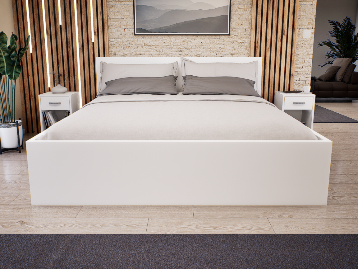 Sorello Ágykeret 180 cm (Fehér) modern