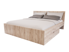 Sorello Ágykeret 180 cm (Fehér tölgy) modern
