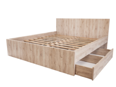 Sorello Ágykeret 180 cm (Fehér tölgy) modern