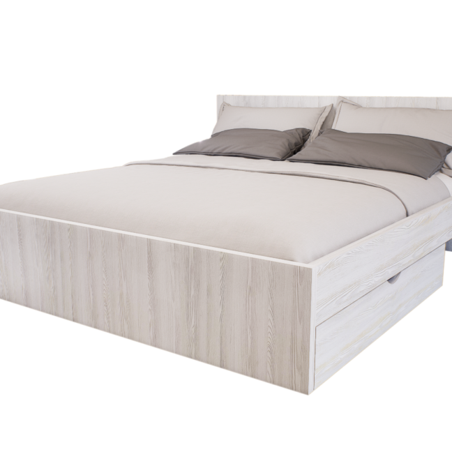 Sorello Ágykeret 180 cm (Hófehér kőris) modern