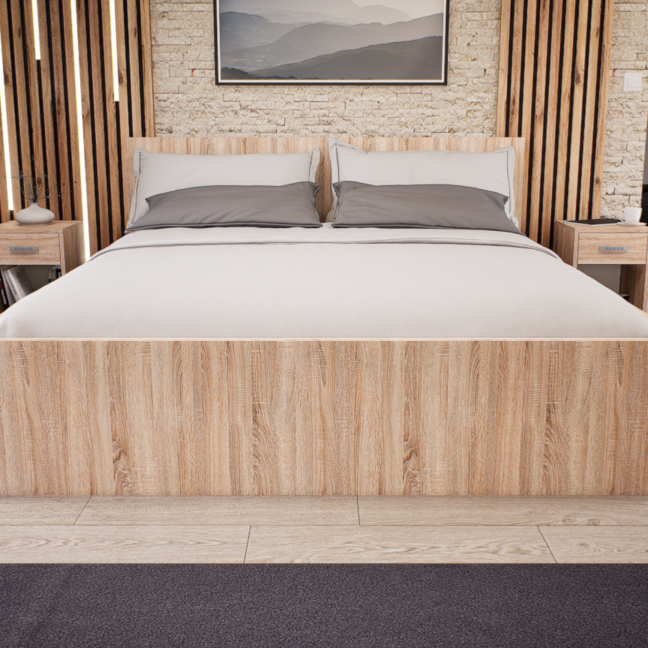 Sorello Ágykeret 180 cm (Sonoma) modern