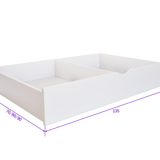 Sorello Ágyneműtartó (Fehér) modern