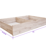 Sorello Ágyneműtartó (Fehér tölgy) modern