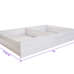 Sorello Ágyneműtartó (Hófehér kőris) modern