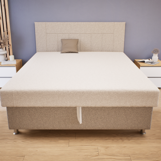 Vivaldo Franciaágy (Világosbarna-Drapp) modern