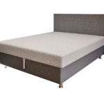 Vivaldo Franciaágy (Fekete-Világosszürke) modern