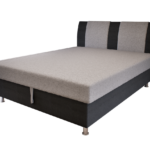 Ambriano Franciaágy (Fekete-Világosszürke) modern