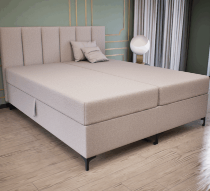 Regalio Boxspring Franciaágy (Barna) modern