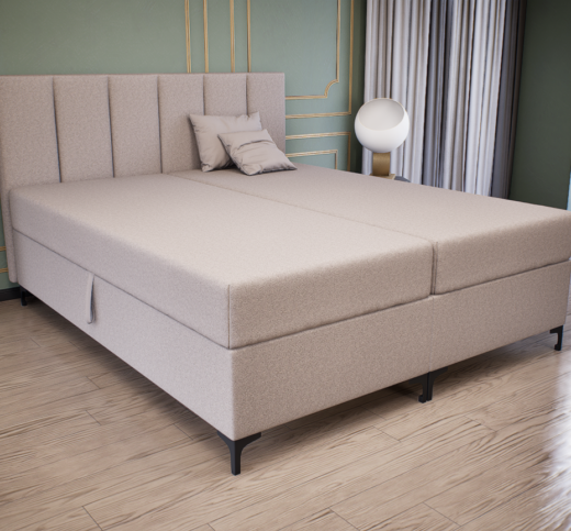 Regalio Boxspring Franciaágy (Barna) modern
